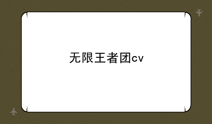 无限王者团cv