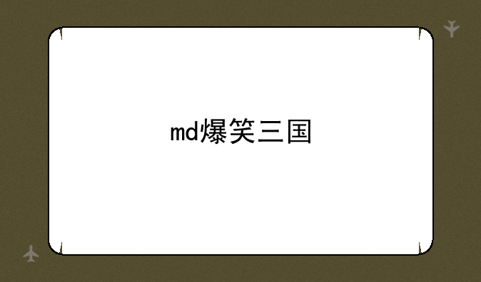 md爆笑三国